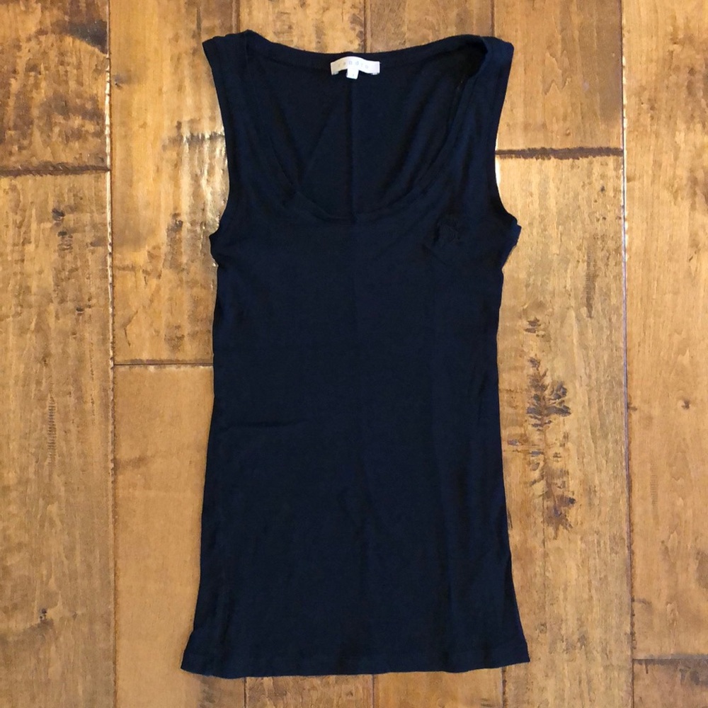 Sandro // black sleeveless // S